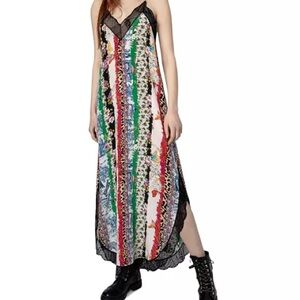 Zadig & Voltaire Ristyl CDC Silk Mixed Print Dress